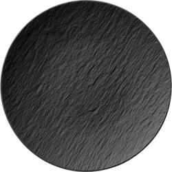 Villeroy & Boch Farfurie întinsă Villeroy & Boch Manufacture Rock 29 cm, neagră, bordură înălțată