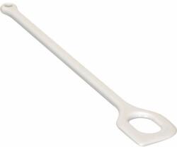 Miraplast Lingură de lemn cu gaură Gastro 29, 5 cm, albă