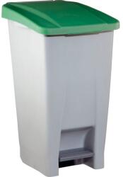 Gastro Coș de gunoi cu pedală Gastro 60 l, cenușiu/verde Cos de gunoi