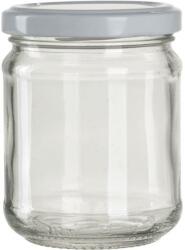 Gastro Borcan conserve pentru gem, 390 ml, 6 bucăți, cu capac alb Gastro