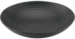 CreaTable Farfurie adânca Lava Stone 22 cm neagră