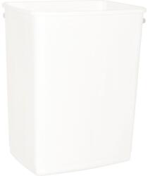 Gastro Coș de gunoi din plastic 50 l, alb, fără capac Cos de gunoi