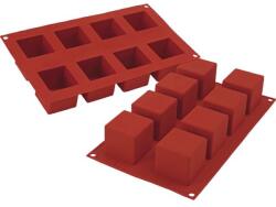 Silikomart Formă cuburi silicon Silikomart Cubo pentru 8 buc