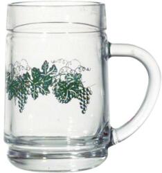 Stölzle Oberglas Ulcior pentru vin fiert Stölzle-oberglas 280 ml, marcat ¼ l, decor viță-de-vie Pahar