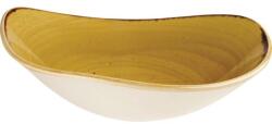Churchill Farfurie adâncă Churchill Stonecast Mustard Seed Yellow 23, 5 cm, triunghiulară