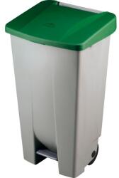 Gastro Coș de gunoi cu pedală Gastro 120 l, cenușiu/verde