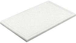 Gastro Fund pentru tăiere, din plastic 32, 5x26, 5x2 cm PG 1/2, cu caneluri, alb Tocator