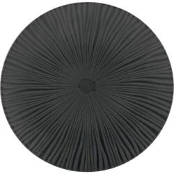 CreaTable Farfurie plată Vesuvio Black 27 cm, neagră