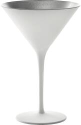 Stölzle Oberglas Koktélos pohár, Stölzle Elements 240 ml, fehér/ezüst (1400025EL088)