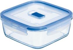 Luminarc Élelmiszerhordó üvegedény, Luminarc Pure Box, 1220 ml, négyzet alakú