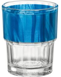 Bormioli Rocco Egymásba rakható pohár, Bormioli Rocco Lyon 200 ml, kék