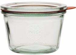 Weck 250 ml befőttes üveg, 4 db, fedővel, tömítéssel, Weck