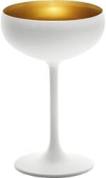 Stölzle Oberglas Pezsgős pohár, Stölzle Elements 230 ml, fehér/arany (2730008EL086)