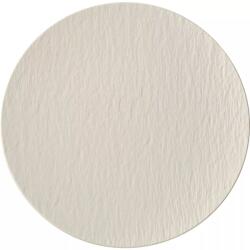 Villeroy & Boch Sekély tányér, Villeroy & Boch Manufacture Rock 25 cm, fehér, megemelt perem