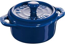 Staub Mini kerek kerámia fazék, Staub 200 ml, kék