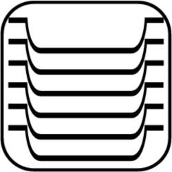 APS Kerek tálca, APS 27, 5 cm, fekete (227772761)