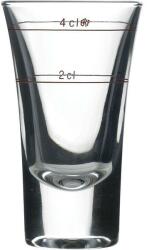 Bormioli Rocco Pálinkás pohár Bormioli Rocco Dublino 6 cl, piros mérce 2+4 cl (6530)