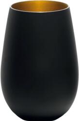 Stulzle-oberglas Pohár, Stölzle Elements 465 ml, fekete/arany