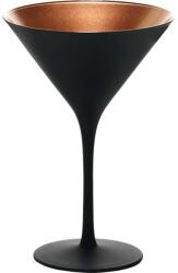 Stulzle-oberglas Koktélos pohár, Stölzle Elements 240 ml, fekete/bronz