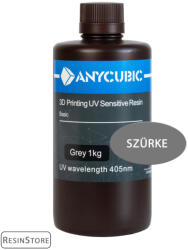 Anycubic Szürke Anycubic UV 405nm Resin, műgyanta 1KG