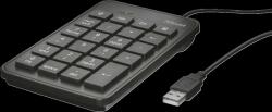 TRUST Xalas USB Numeric Keypad, neagra (TR-22221) - risereminat