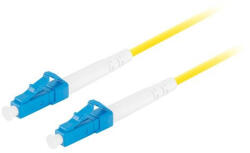 Lanberg optikai patch kábel SM LC/UPC-LC/UPC simplex 1m LSZH G657A1 átmérő 3mm, sárga színű (FO-LULU-SS11-0010-YE)