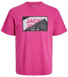 JACK & JONES Tricou pentru bărbați JCOLOGAN Standard Fit 12242492 pink yarrow XXL