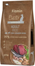 Fitmin 12kg Fitmin Purity Adult rizs, hal & szarvas száraz kutyatáp