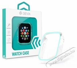 DEVIA ST365355 Apple Watch 44mm kék szilikon védőtok - digitalko