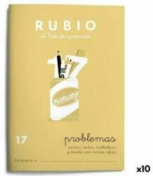 Señorío De Rubiós Caiet de matematică Rubio Nº 17 A5 Spaniolă 20 Frunze (10 Unități)