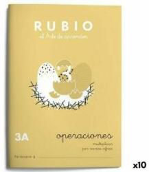 Señorío De Rubiós Caiet de matematică Rubio Nº 3A A5 Spaniolă 20 Frunze (10 Unități)