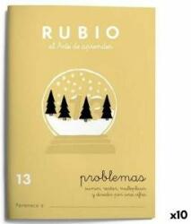 Señorío De Rubiós Caiet de matematică Rubio Nº 13 A5 Spaniolă 20 Frunze (10 Unități)