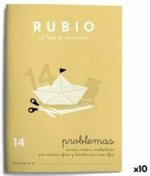 Señorío De Rubiós Caiet de matematică Rubio Nº 14 A5 Spaniolă 20 Frunze (10 Unități)