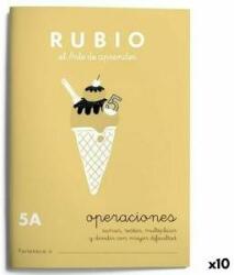 Señorío De Rubiós Caiet de matematică Rubio Nº 5A A5 Spaniolă 20 Frunze (10 Unități)
