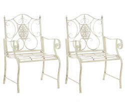  Punjab vidéki stílusú kerti szék 2 db-os szett antik kém 320694