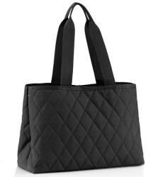 Reisenthel classic shopper L fekete steppelt női shopper táska (DK7059)