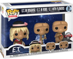 Funko POP! Movies 3-Pack E. T. the Extra-Terrestrial E. T. in Disguise / E. T. in Robe / E. T. with Flowers (Special Edition)