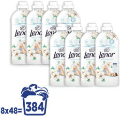 Lenor INGYENES SZÁLLÍTÁS - Lenor Sensitive Cotton Fresh textilöblítő 8x1, 2 liter (384 mosás) - beauty