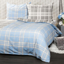 4Home Lenjerie de pat din flanelă 4Home, Cub albastru, 140 x 220 cm, 70 x 90 cm Lenjerie de pat