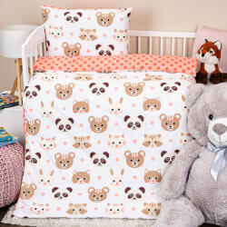 4Home Lenjerie de pat pentru copii 4Home Cute animals, 100 x 135 cm, 40 x 60 cm