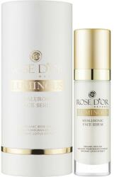 Bulgarian Rose Ser de față hialuronic - Bulgarian Rose Rose D'or Luminous Hyaluronic Face Serum 30 ml