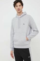 Lacoste felső szürke, sima, kapucnis - szürke XXL