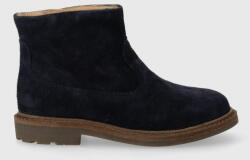 Pom D'api gyerek bokacsizma velúrból SISTER BOOTS sötétkék - sötétkék 25
