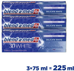 Blend-a-med 3D White Delicate White 3x75 ml