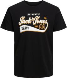 JACK & JONES Tricou pentru bărbați JJELOGO Standard Fit 12233594 Black S