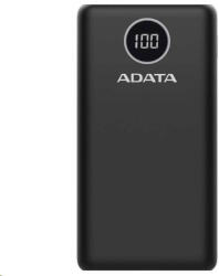 ADATA ADATA PowerBank P20000QCD - külső akkumulátor mobiltelefonhoz/táblagéphez 20000mAh, 2, 1A, fekete (AP20000QCD-DGT-CBK)