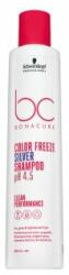 Schwarzkopf BC Bonacure Color Freeze Silver Shampoo pH 4.5 Clean Performance șampon nuanțator pentru păr blond platinat si grizonat 250 ml - brasty