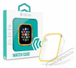 DEVIA ST365379 Apple Watch 44mm arany szilikon védőtok - digitalko