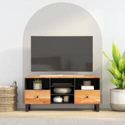 vidaXL tömör akácfa és szerelt fa TV-szekrény 100 x 33 x 46 cm (351979)
