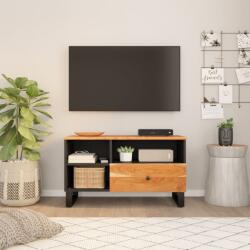 vidaXL tömör akácfa és szerelt fa TV-szekrény 80 x 33 x 46 cm (351975)
